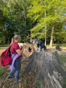 Fotospaziergang für Frauen mit Hund