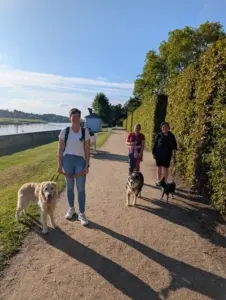 Fotospaziergang für feinfühlige Frauen mit Hund in Dresden