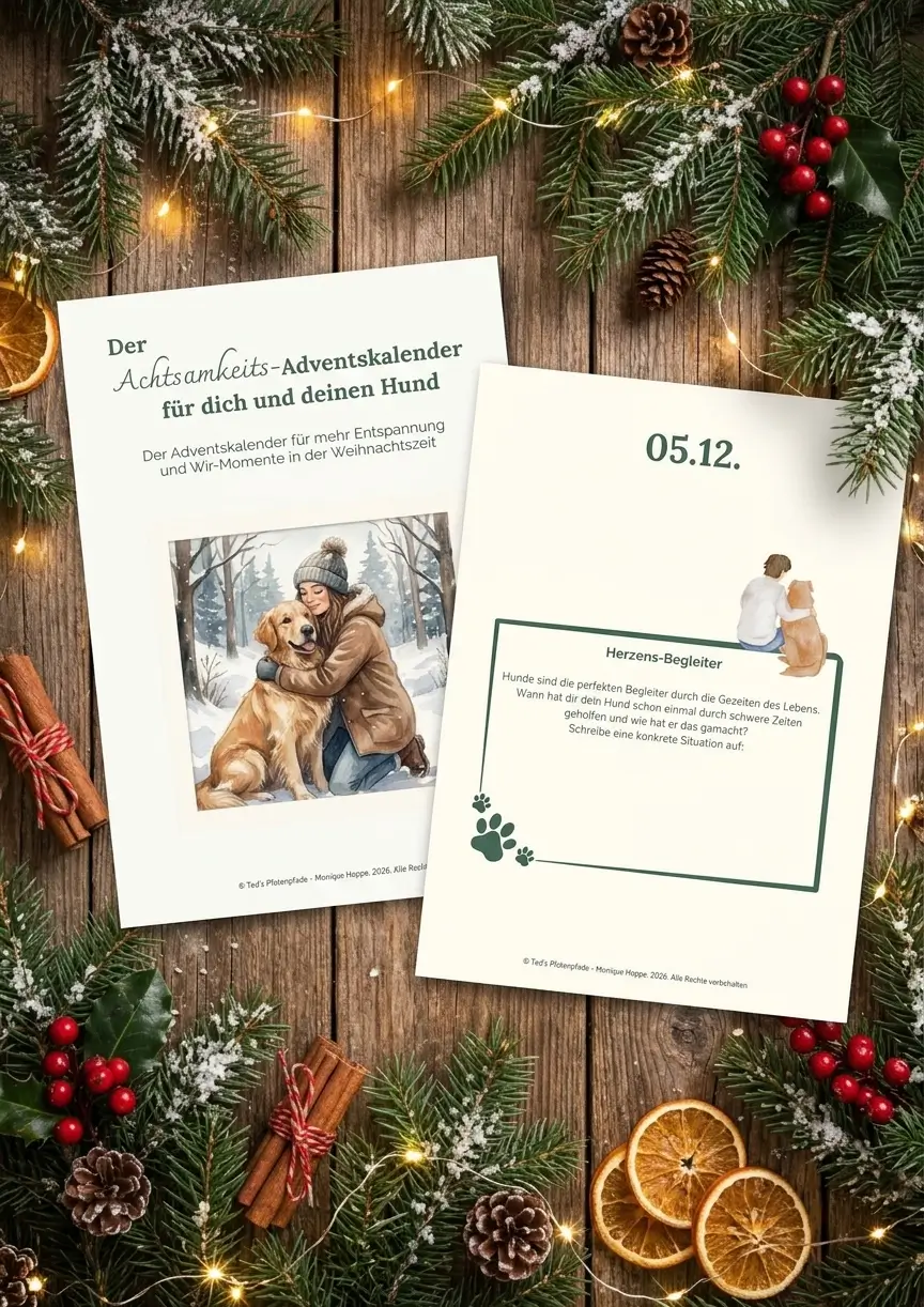 Achtsamkeit Adventskalender für Hundebesitzer